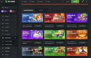 bc-game-current-bonuses - CryptoLists.com BC Game's current bonuses