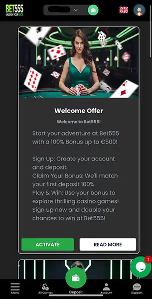Bet 555 mobile screenshot #5 Mobile Screenshot image #5 for Bet 555