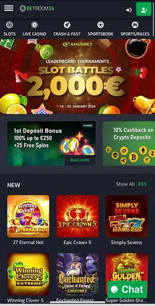 Bet Room 24 mobile screenshot #1 Mobile Screenshot image #1 for Bet Room 24