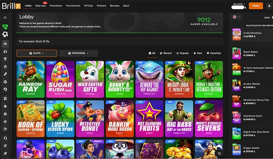 brillx casino slots Screenshot image #3 for Brill X