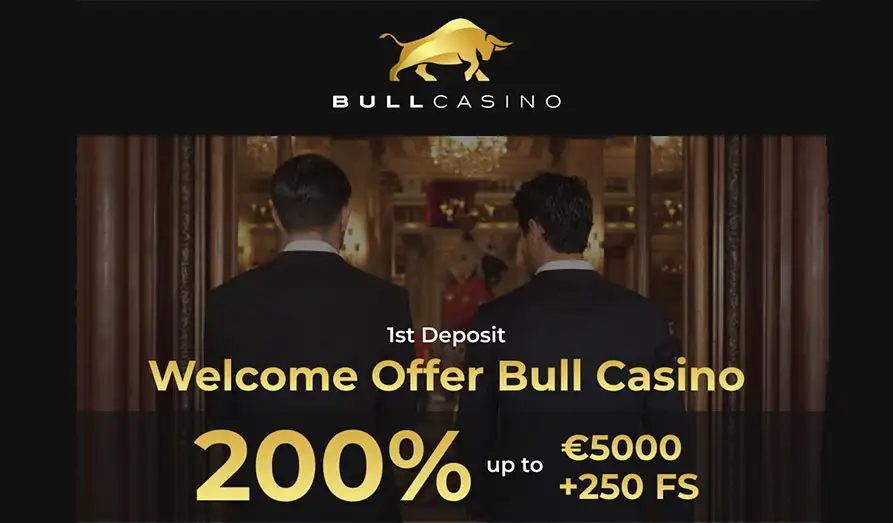 Bull Casino Startpage Main screenshot image for Bull Casino