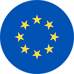 Round EU flag