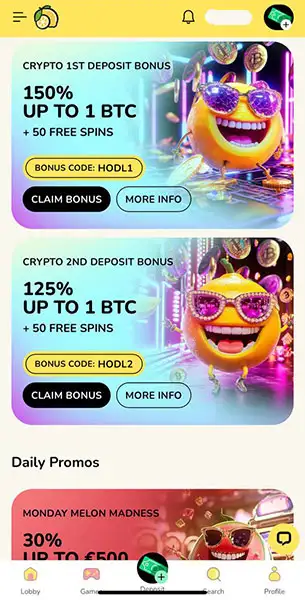 Fat Fruit Casino mobile screenshot #2 Mobile Screenshot image #2 for Fat Fruit Casino