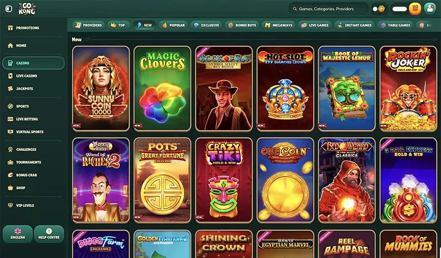 Go Kong Casino - New Games Landscape screenshot image #1 for Go Kong Casino