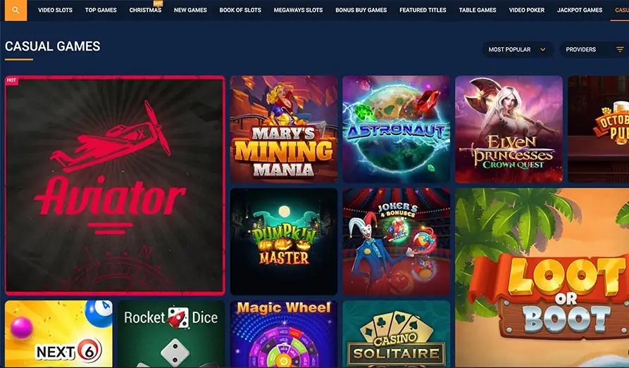 Grand Win Casino Crash Games Landscape screenshot image #1 for Grand Win Casino