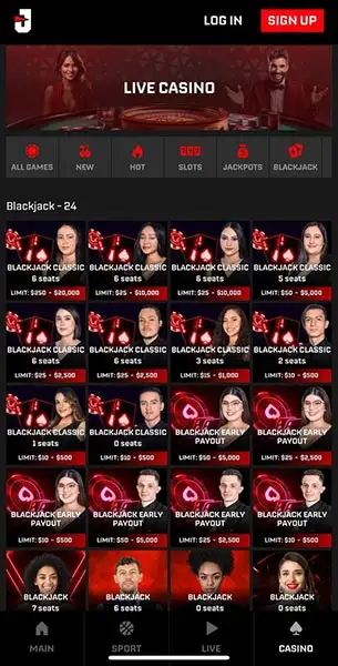 Juice Bet Casino mobile screenshot #3 Mobile Screenshot image #3 for Juice Bet Casino