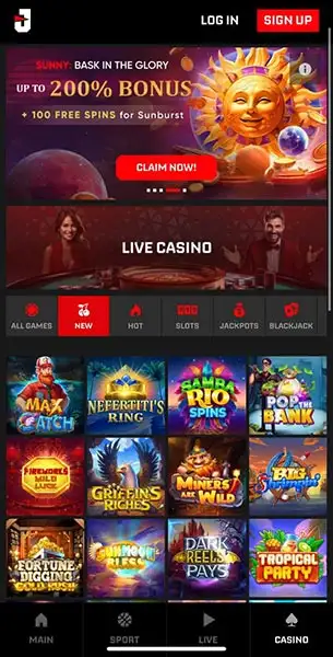 Juice Bet Casino mobile screenshot #2 Mobile Screenshot image #2 for Juice Bet Casino
