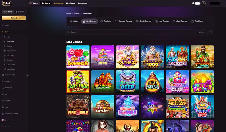 Playbet casino slots Landscape screenshot image #1 for Playbet Casino