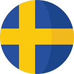 Swedish round flag