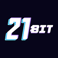 21 Bit casino black logo