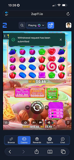 2up Casino mobile screenshot #5 Mobile Screenshot image #5 for 2up Casino
