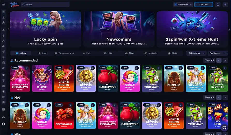 Main screenshot image for 7 Bit Casino