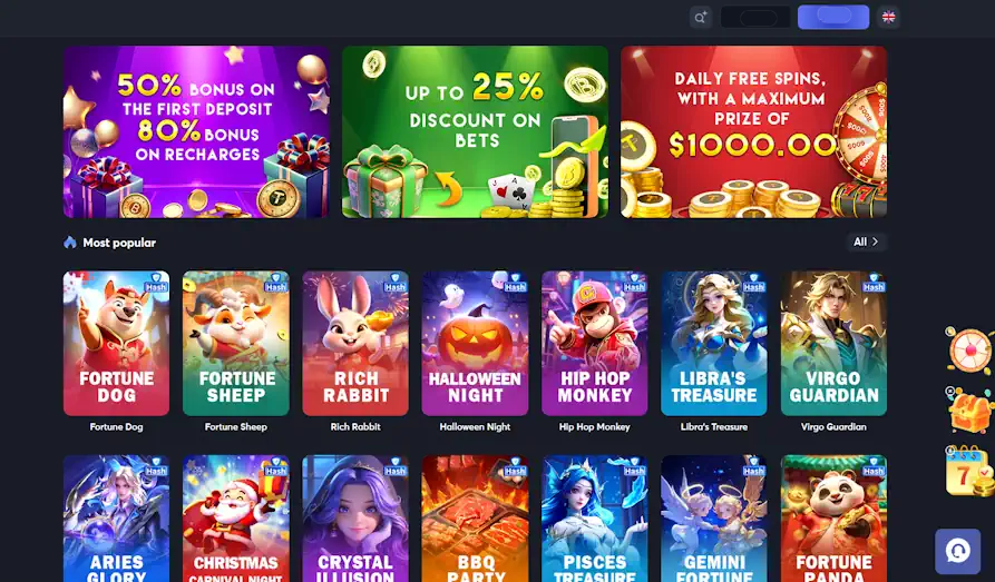 7 Bet homepage Landscape screenshot image #1 for 7 Bet