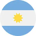 Argentinian round flag