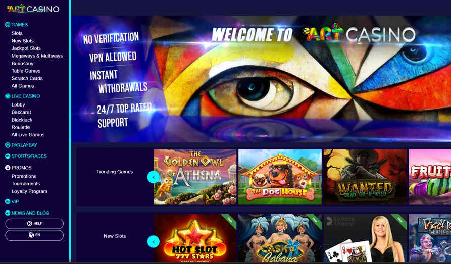 Screenshot image #1 for Art Casino