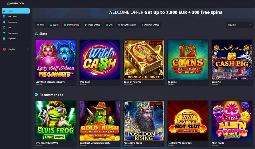Main screenshot image for Asino Casino