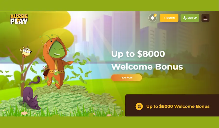 Main screenshot image for Aussie Play Casino