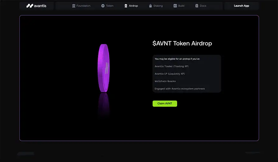 Avantis Airdrop