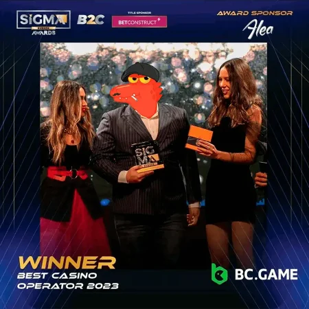 BC Game Reignites Excellence with Prestigious “Best Casino Operator 2023” Award from SiGMA