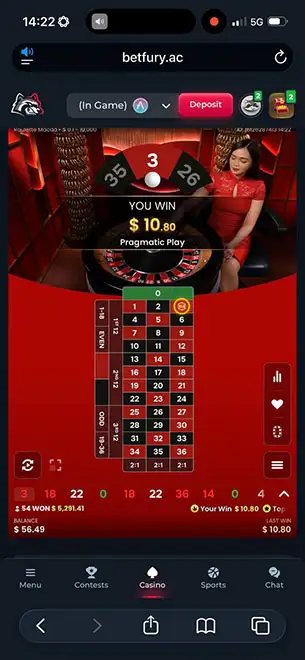 Betfury Casino mobile screenshot #3 Mobile Screenshot image #3 for Betfury Casino