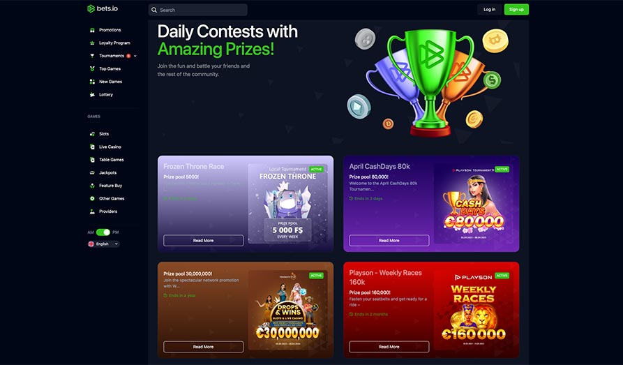 Screenshot image #3 for Bets.io Casino