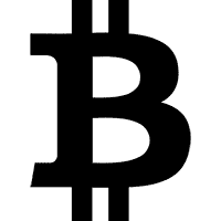 Bitcoin classic black logo 