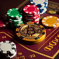 Bitcoin on a roulette table