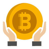 Bitcoin elegant logo