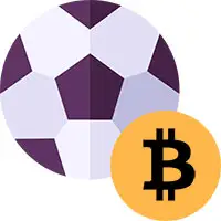 Football bitcoin graphic