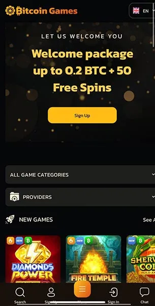 Mobile Screenshot image #1 for Bitcoin Games