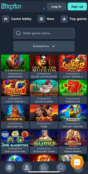 Mobile Screenshot image #3 for Bitspins Casino