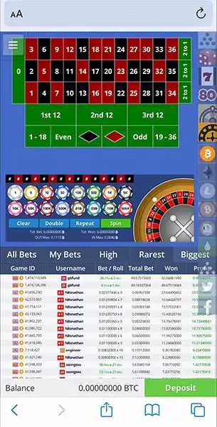 Mobile Screenshot image #3 for Bitvest Casino