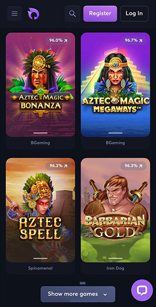 Mobile Screenshot image #3 for Blazzio Casino