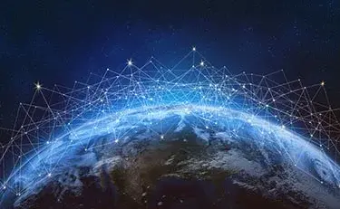Blockchain network covering earth