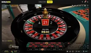 BoraWin Roulette win in BRL