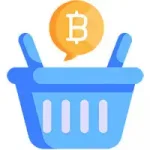 Buy BTC - blue basket