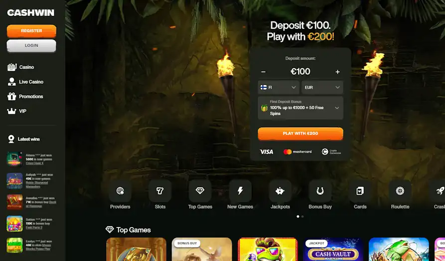 Main screenshot image for Cash Win Casino