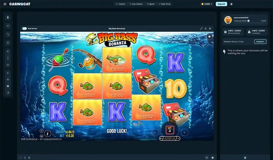 Casino Cat Live Games Landscape screenshot image #1 for Casino Cat