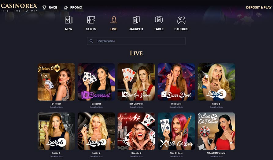 Screenshot image #3 for Casino Rex