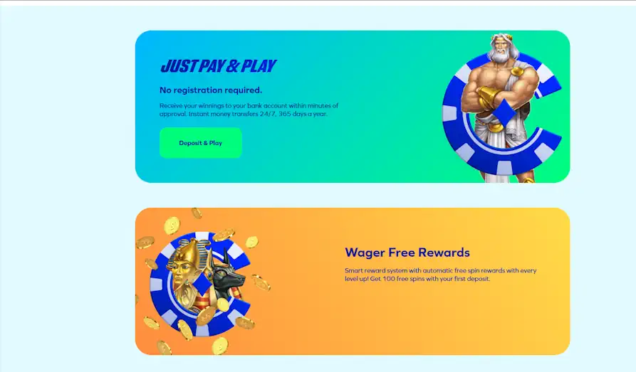 Chipz Casino Bonuses Landscape screenshot image #1 for Chipz Casino