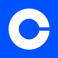Coinbase blue and white logo