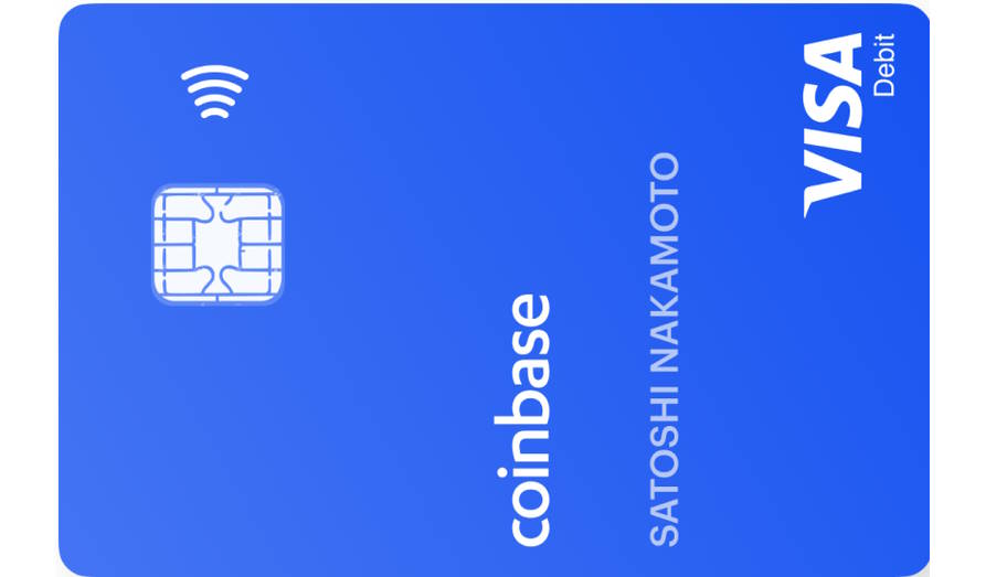 Coinbase Visa Card screenshot