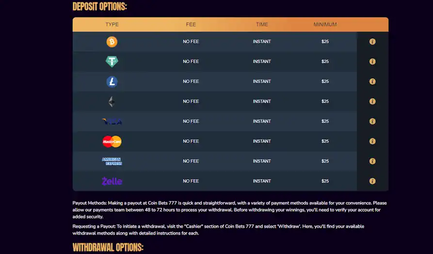 Landscape screenshot image #1 for Coin Bets 777