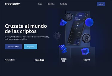 CryptoPay Homepage