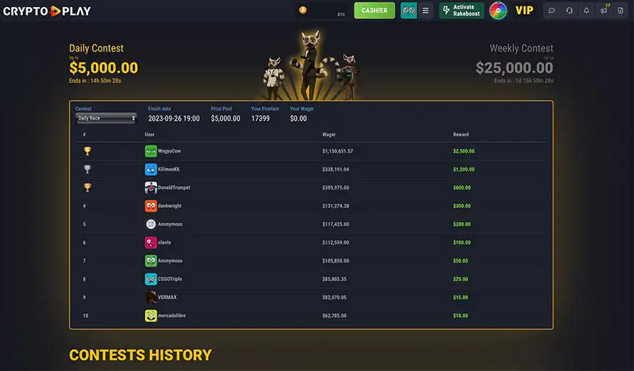 Landscape screenshot image #1 for CryptoPlay IO