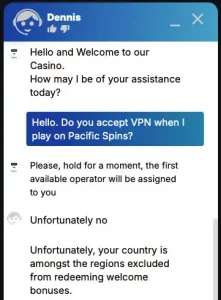 Denis Pacific Spins Questions