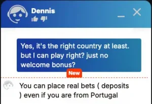 Second question on the live chat