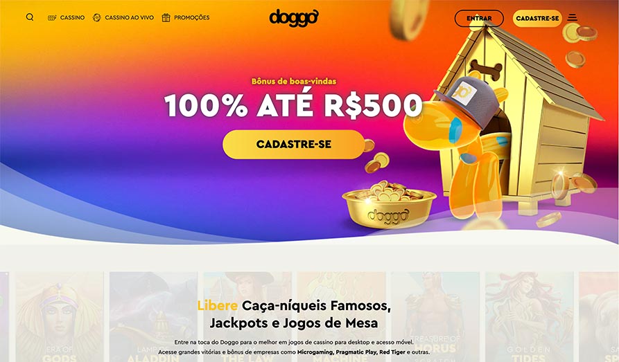 Main screenshot image for Doggo Casino