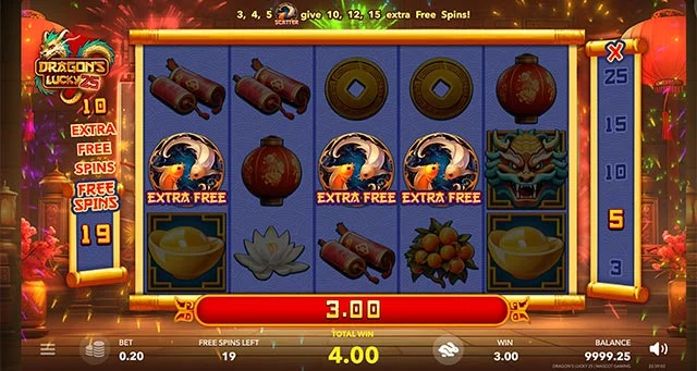 Dragon's Lucky 25 screenshot