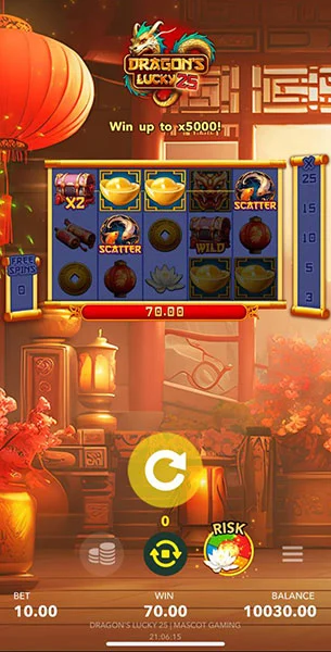 Dragon's Lucky 25 mobile screenshot #2